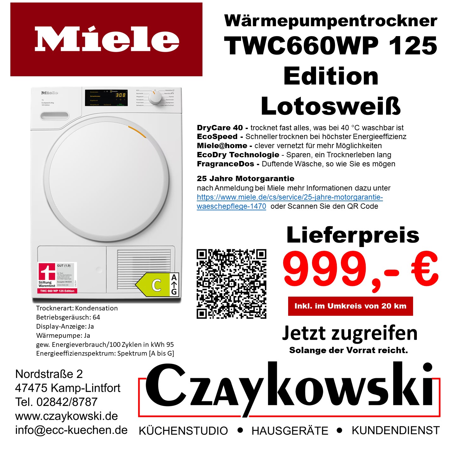 Miele Trockner Angebot